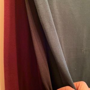 3 tube skirts!!! Green, blue and burgundy!